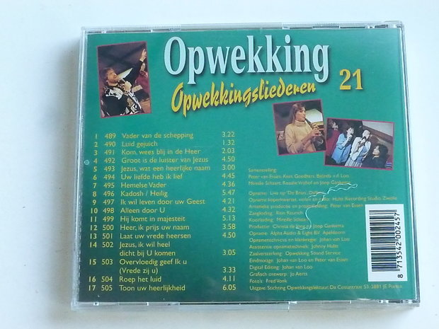 Opwekkingsliederen 21 - nummers 489-505