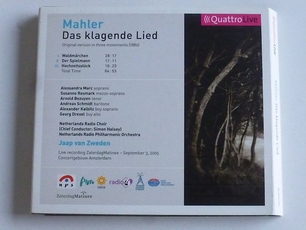 Mahler - Das klagende Lied / Jaap van Zweden