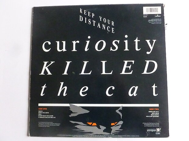 Curiosity killed the cat - Keep your distance (LP)