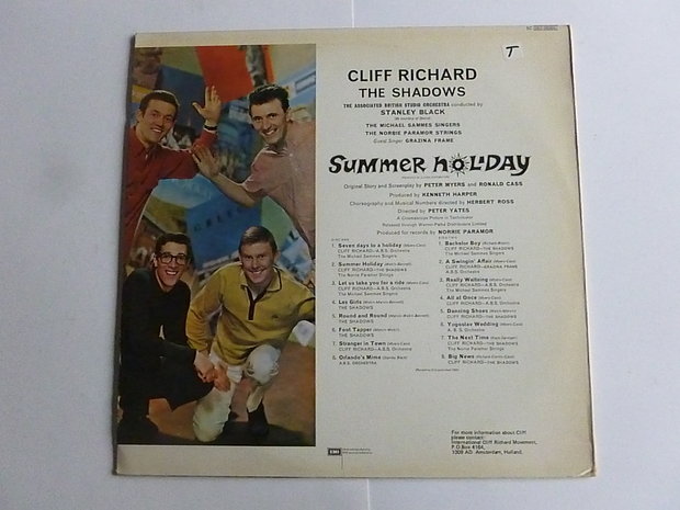 Cliff Richard and the Shadows - Summer Holiday (LP)