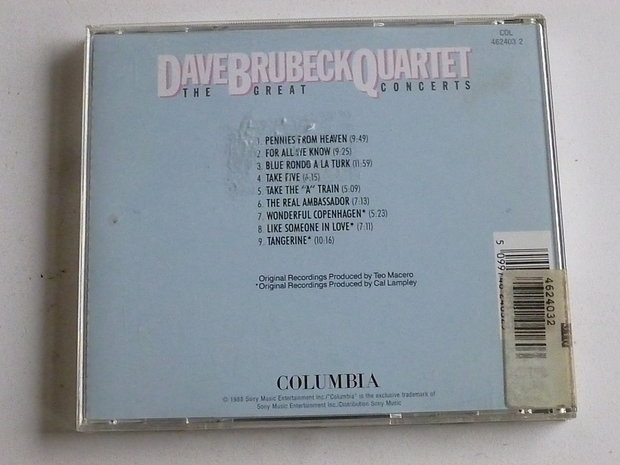 Dave Brubeck Quartet - The Great Concerts