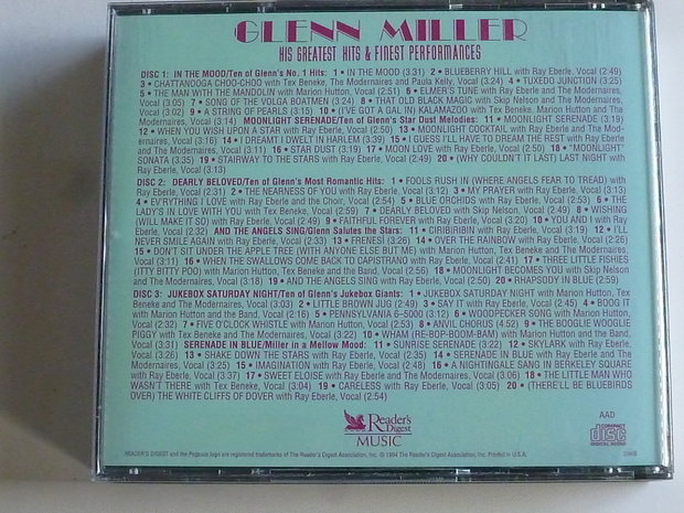 Glenn Miller - His Greatest Hits & Finest Performances (3 CD)