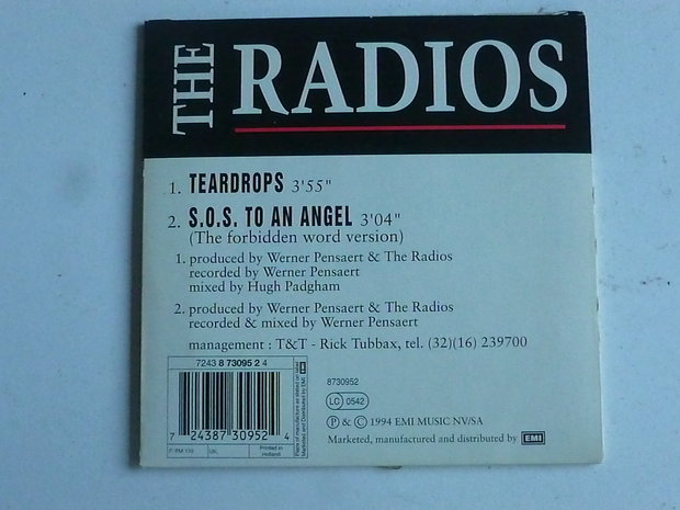 The Radios - Teardrops (CD Single)