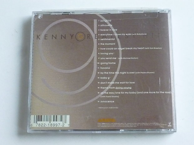 Kenny G. - Greatest Hits + bones cd (2 CD) - Tweedehands CD