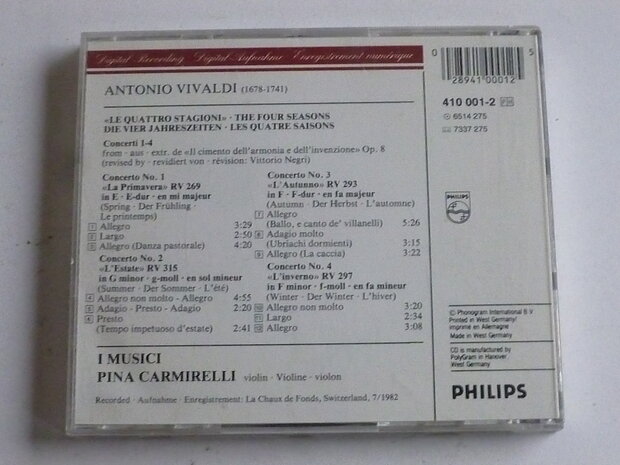 Vivaldi - Le Quattro Stagioni / I Musici