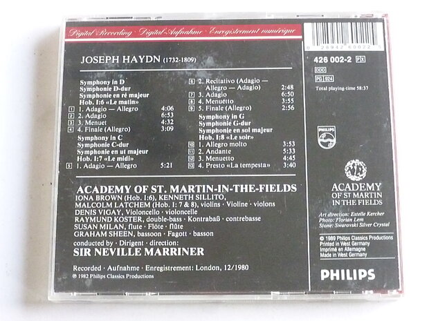 Haydn - Symphony 6,7 & 8 / Sir Neville Marriner