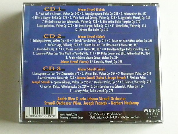 Die Grosse Strauss-Gala - Joseph Francek & Andre Rieu (3 CD)