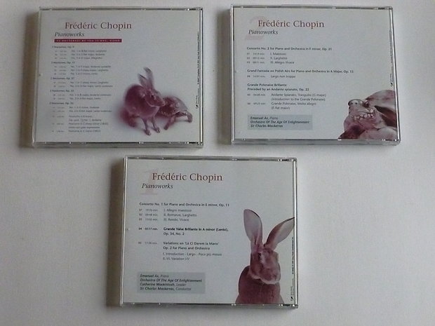 Chopin - Pianoworks / Emanuel Ax, Fou Ts'Ong (sony) 3 CD