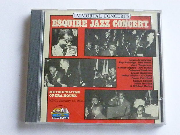 Esquire Jazz Concert - L. Armstrong, Roy Eldridge, Art Tatum, C Hawkins, Billie Holiday