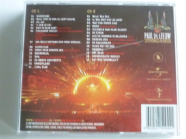 Paul de Leeuw - Symphonica in Rosso (2 CD)