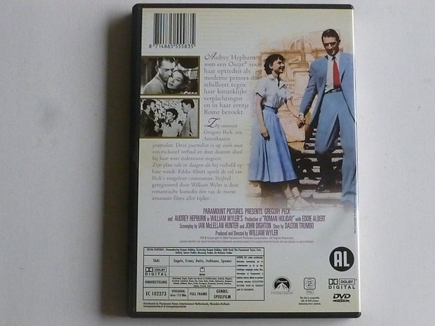 Roman Holiday - Gregory Peck, Audrey Hepburn (DVD)