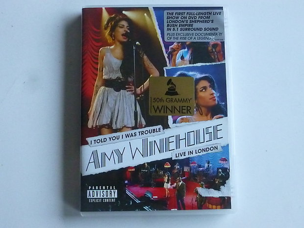 Amy Winehouse - Live in London / I told you i was trouble (DVD)