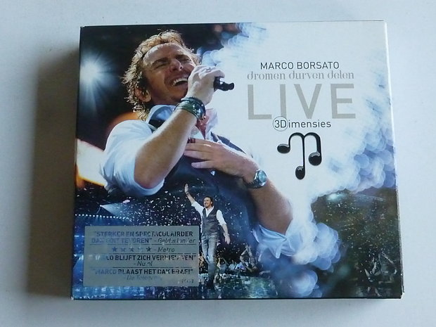 Marco Borsato - Dromen Durven Delen / Live 3dimensies (2CD + DVD)