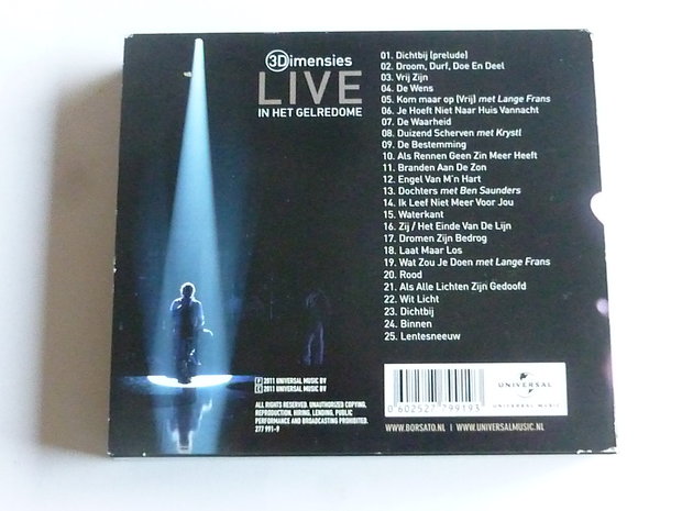 Marco Borsato - Dromen Durven Delen / Live 3dimensies (2CD + DVD)