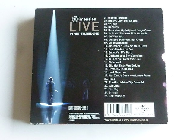 Marco Borsato - Dromen Durven Delen / Live 3dimensies (2CD + DVD)