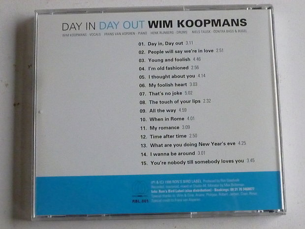 Wim Koopmans - Day in Day out (gesigneerd)