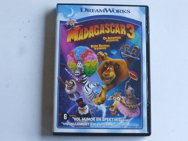 Madagascar 3 / op avontuur in Europa (DVD)