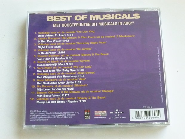 Best of Musicals - Musicals in Ahoy