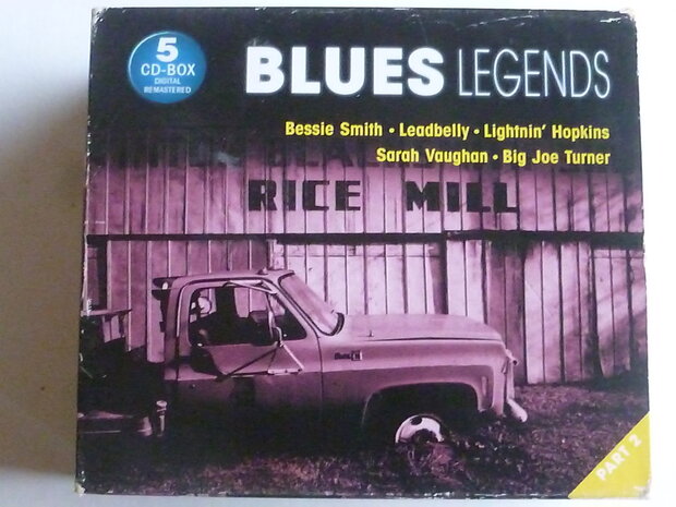 Blues Legends - Bessie Smith, Leadbelly, Lightnin Hopkins, S Vaughan, Big Joe Turner (5 CD)