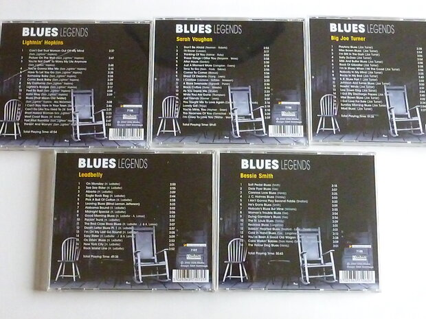 Blues Legends - Bessie Smith, Leadbelly, Lightnin Hopkins, S Vaughan, Big Joe Turner (5 CD)