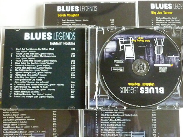 Blues Legends - Bessie Smith, Leadbelly, Lightnin Hopkins, S Vaughan, Big Joe Turner (5 CD)