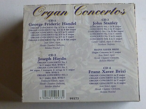 Organ Concertos - Handel, Haydn, Stanley, Brixi (4 CD)