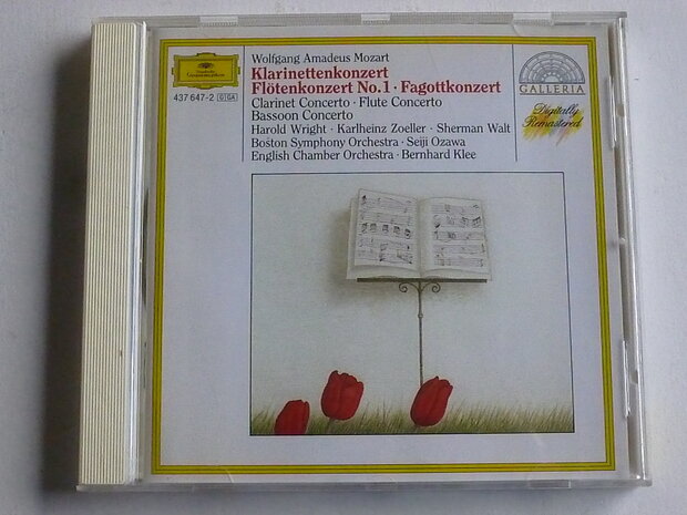 Mozart - Klarinettenkonzert / Flötenkonzert / Seiji Ozawa, Bernard Klee