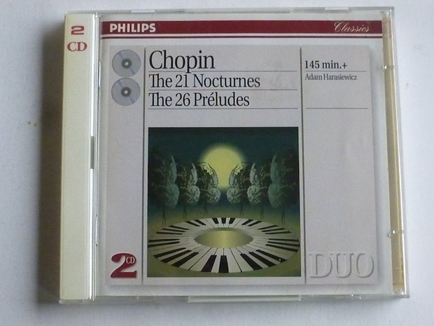 Chopin - The 21 Nocturnes, The 26 Preludes / Adam Harasiewicz (2 CD)