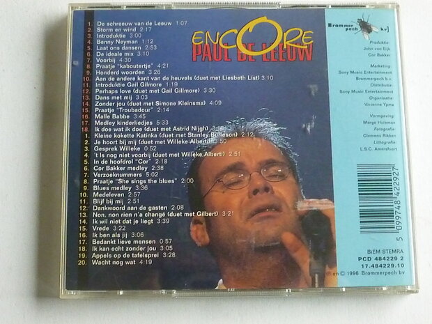 Paul de Leeuw - Encore (2 CD)