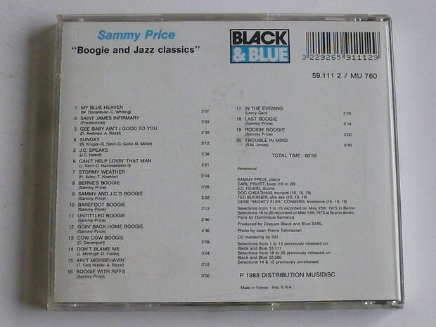 Sammy Price - Boogie and Jazz Classics