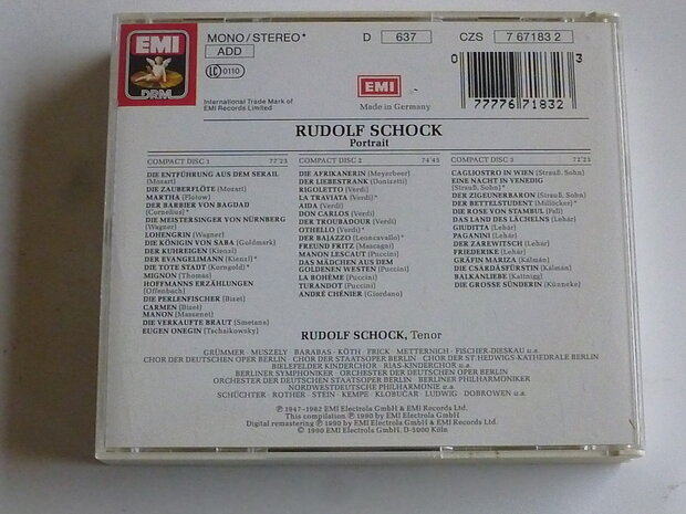 Rudolf Schock - Portrait (3 CD)