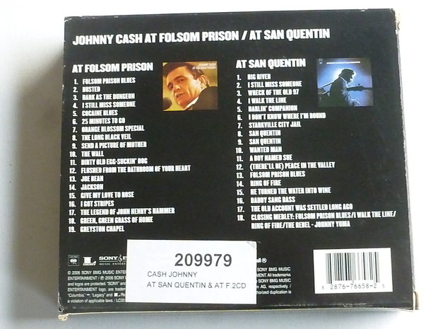 Johnny Cash - At Folsom Prison / At San Quentin (2 CD)