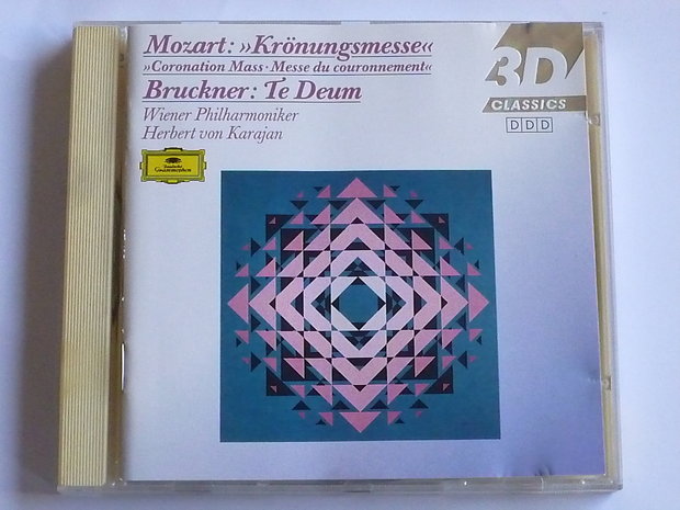 Mozart - Kronungsmesse / Bruckner - Te Deum - Herbert von Karajan