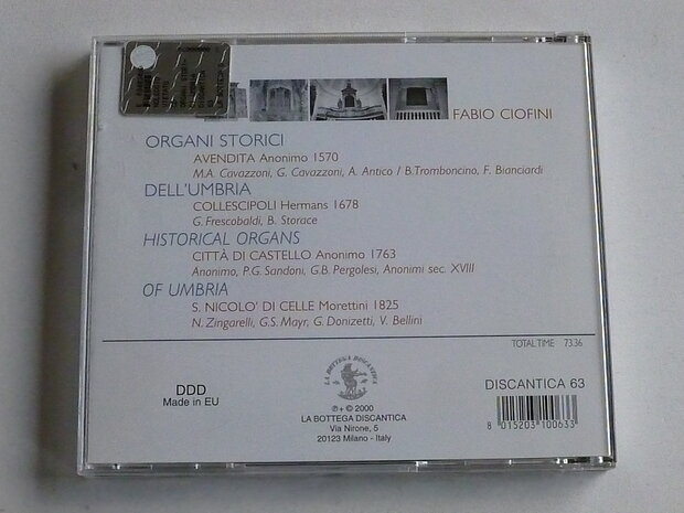 Fabio Ciofini - Organi Storici Dell' Umbria