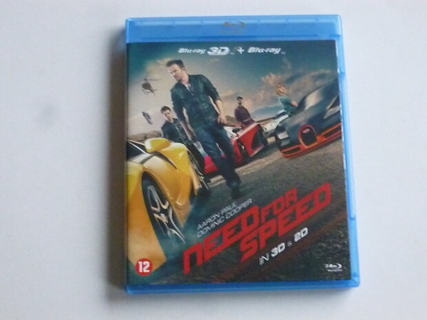 Need for Speed in 3 D en 2 D ( Blu-Ray)