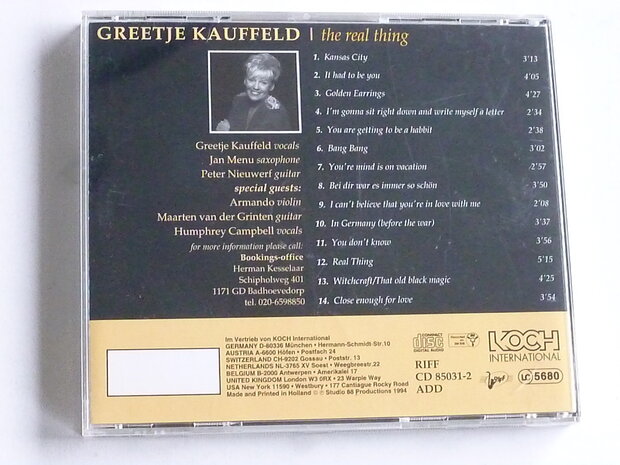 Greetje Kauffeld - The real thing