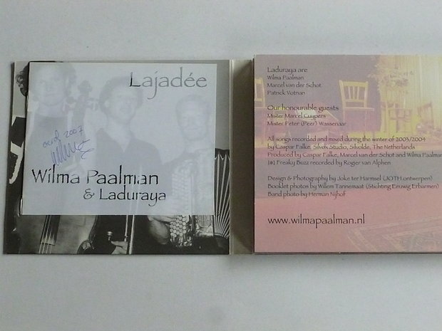 Wilma Paalman & Laduraya - Lajadee (2 CD) Gesigneerd