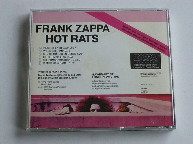 Frank Zappa - Hot Rats (1987)