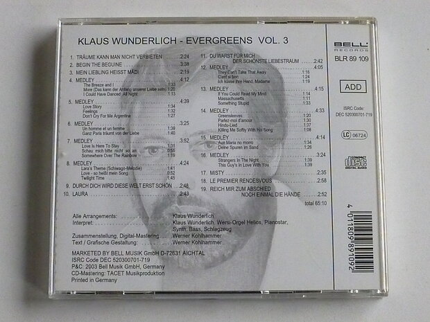 Klaus Wunderlich - Evergreens 3