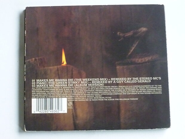 Tricky - Makes me wanna die (CD Single)