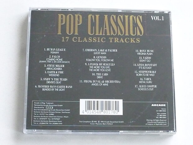 Pop Classics - 17 Classic Tracks,  vol.1