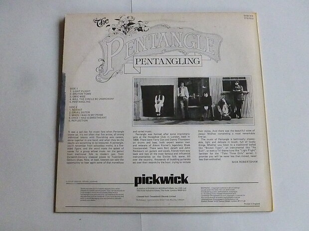 Pentangle - Pentangling (LP) pickwick