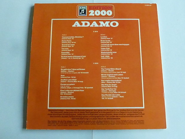 Adamo - Edition 2000 (2 LP)