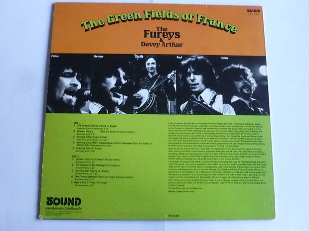 The Fureys & Davey Arthur - The Green Fields of France (LP)