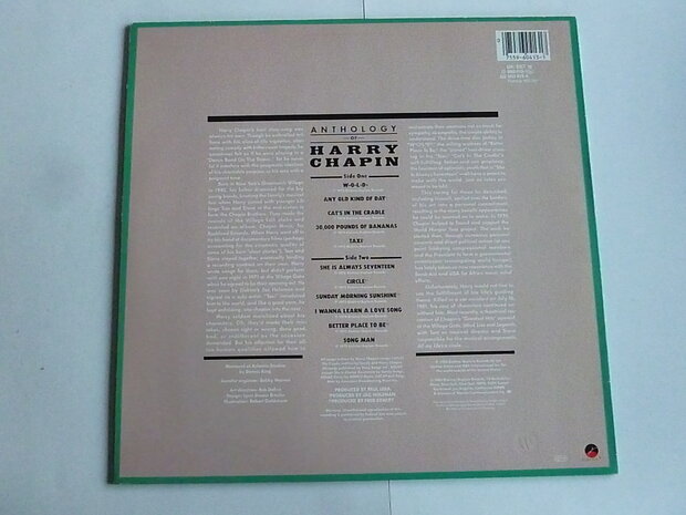 Harry Chapin - Anthology of Harry Chapin (LP)