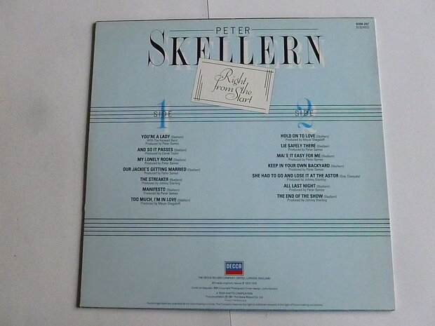 Peter Skellern - Right from the Start (LP)