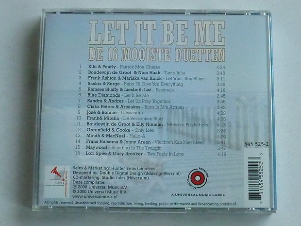 Let it be me - De 16 Mooiste Duetten