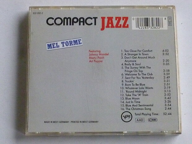 Mel Torme - Compact Jazz