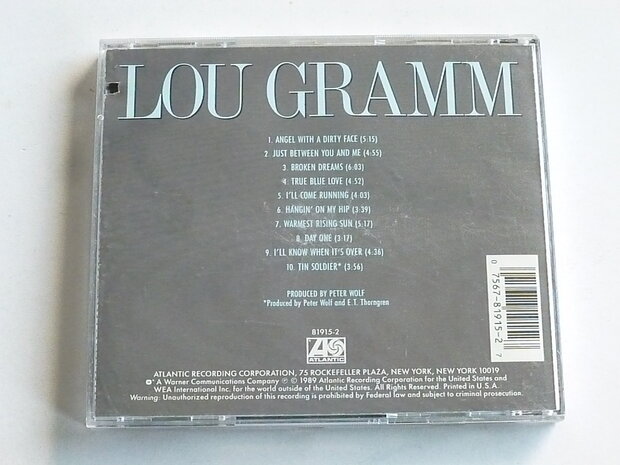 Lou Gramm - Long Hard Look