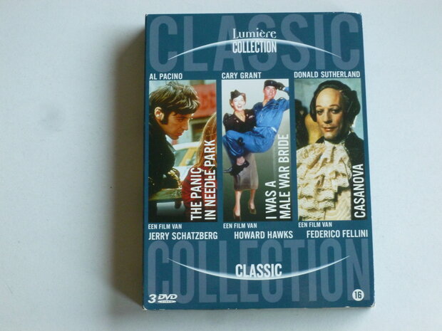 Lumiere Classic Collection- panic in needle park, casanova, male war bride (3 DVD)